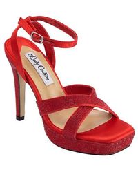 Lady Couture - Rhinestone Platform Sandal - Lyst
