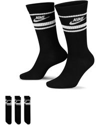Nike - 3-pack Dri-fit Everyday Essentials Crew Socks - Lyst