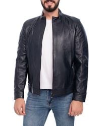 VELLAPAIS - Smooth Leather Jacket - Lyst