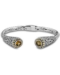 Samuel B. - Tipped Two-Tone Bangle - Lyst