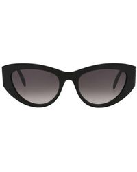 McQueen - 54Mm Modified Cat Eye Sunglasses - Lyst