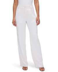 GOOD AMERICAN - Luxe Suiting Column Wide Leg Trousers - Lyst