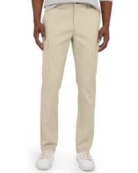 DKNY - Powerstretch Flat Front Cargo Pants - Lyst