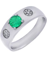 Bony Levy - El Mar Emerald & Diamond Statement Ring - Lyst