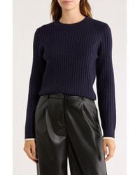 Elodie Bruno - Mini Cable Knit Crop Sweater - Lyst