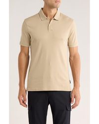 Calvin Klein - Liquid Touch Interlock Cotton Polo - Lyst
