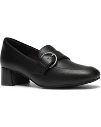 Clarks - Iridessa Big Buckle Leather Loafer Pump - Lyst
