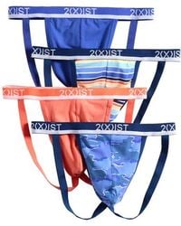 2xist - Assorted 4-Pack Stretch Cotton Jock Strap - Lyst