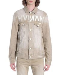 HVMAN - Mk2 Embroidered Logo Denim Trucker Jacket - Lyst