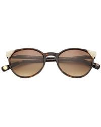 Ted Baker - 53Mm Gradient Round Sunglasses - Lyst