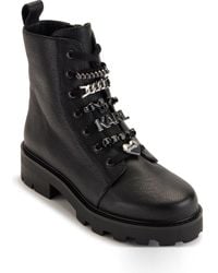 Karl Lagerfeld - Mela Combat Boot - Lyst