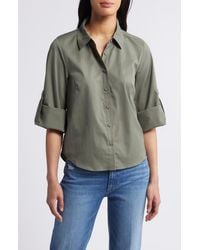 Wit & Wisdom - Roll Tab Button-Up Shirt - Lyst