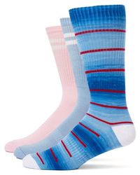 Lorenzo Uomo - Assorted 3-Pack Crew Socks - Lyst