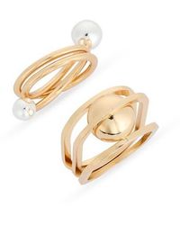Leith - 2-Pack Abstract Rings - Lyst