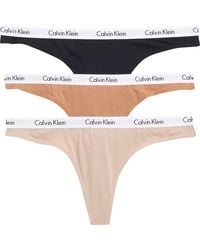 Calvin Klein - Logo Assorted Thongs - Lyst
