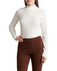 Sanctuary - Day Dream Mock Neck Long Sleeve Top - Lyst