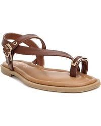 Seven7 - Cross Strap Flat Sandal - Lyst