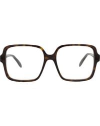 McQueen - 55Mm Square Optical Glasses - Lyst