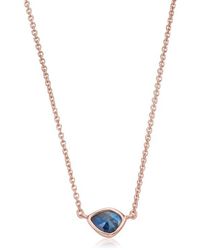 Monica Vinader - 18K Plated Sterling Siren Mini Nugget Necklace - Lyst