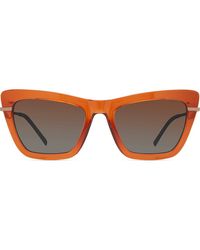 Eco - Dena 54Mm Polarized Square Sunglasses - Lyst