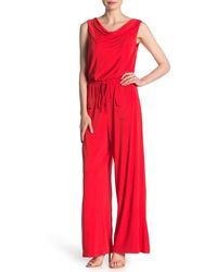 vince camuto lace trim jumpsuit