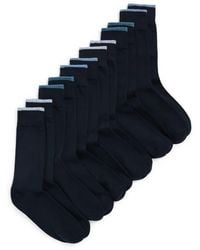 Ted Baker - Assorted 6-Pack Crew Socks - Lyst