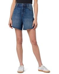 Hudson Jeans - Relaxed Raw Hem Denim Shorts - Lyst