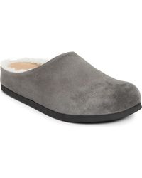 Common Projects - Suede & Genuine Shearling Clog - Lyst