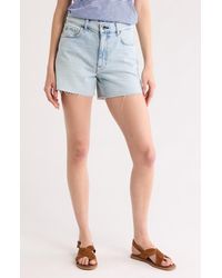 Rag & Bone - Retro High Waist Denim Cutoff Shorts - Lyst