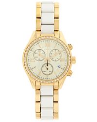 Timex - Chronograph Stainless Steel Two-Tone Bracelet Watch, 38Mm - Lyst