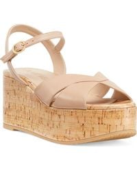 Stuart Weitzman - Carmen Midi Wedge Sandal - Lyst