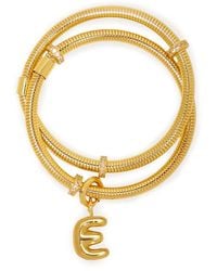 Saachi - Bubble Charm Initial Bracelet - Lyst