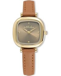 Ettika - Square Case Leather Strap Watch - Lyst