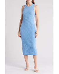 Collective Concepts - Puckered Knit Dress - Lyst