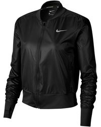nike running bomber jacket