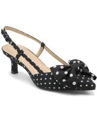 Adrienne Vittadini - Sanger Kitten Heel Slingback Pump - Lyst
