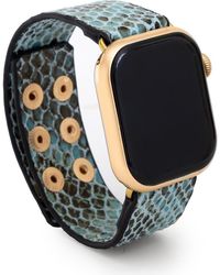 Saachi - Snakeskin Faux Leather Apple Watch Watchband - Lyst