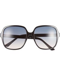 Guess - 58mm Square Sunglasses - Lyst
