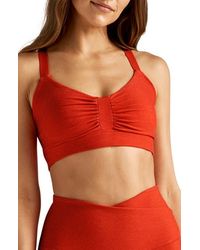 Beyond Yoga - Space Dye On Center Sports Bra - Lyst