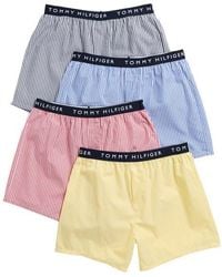 Tommy Hilfiger - Assorted 4-Pack Cotton Boxers - Lyst