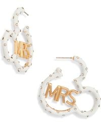 BaubleBar - X Disney Mickey Mouse Mrs Hoop Earrings - Lyst