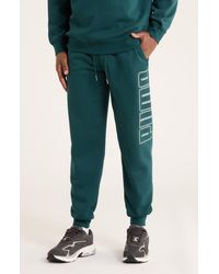 PUMA - Maximal Metallic Logo Sweatpants - Lyst
