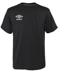 Tシャツ・カットソー UMBRO Ice Woven Graphic T-shirt 4FK1222 Umbro International Back Graphic Short Sleeved T-Shirt