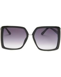 Guess - 58Mm Butterfly Square Gradient Sunglasses - Lyst