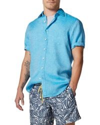 Rodd & Gunn - Waiheke Original Fit Short Sleeve Linen Button-up Shirt - Lyst