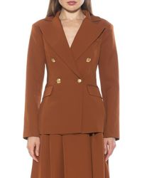 Alexia Admor - Double Breasted Jacket - Lyst