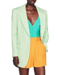 Sandro - Harper One-Button Blazer - Lyst