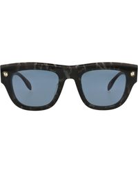 McQueen - 51Mm Square Sunglasses - Lyst