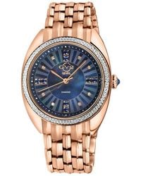 Gv2 - Palermo Mother Of Pearl Dial Diamond Bracelet Watch, 35Mm - Lyst