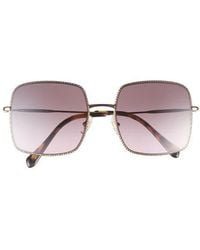 Miu Miu - 56Mm Gradient Rectangular Sunglasses - Lyst